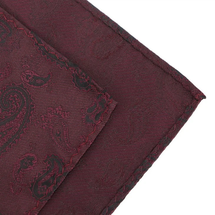 Green Floral Pocket Square