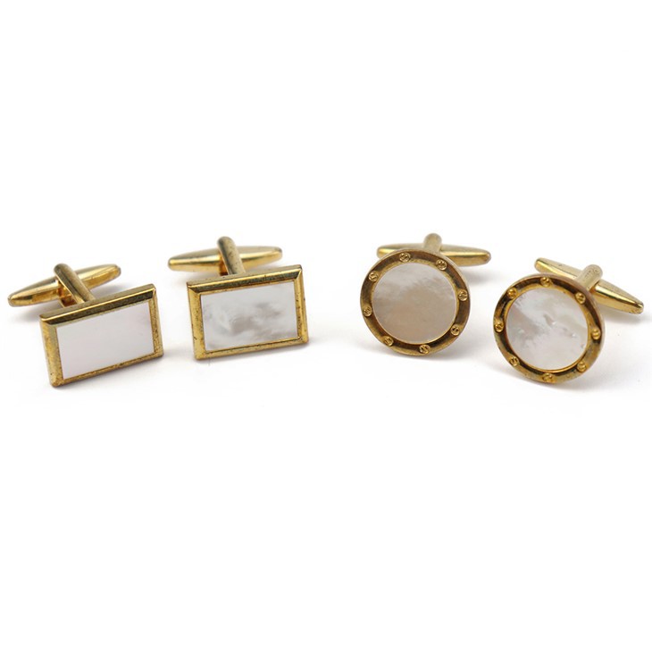 Personalized Gold Cufflinks