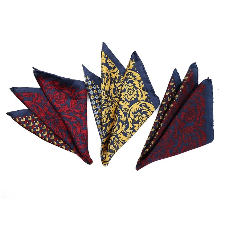 Hand Rolled Silk Pocket Square