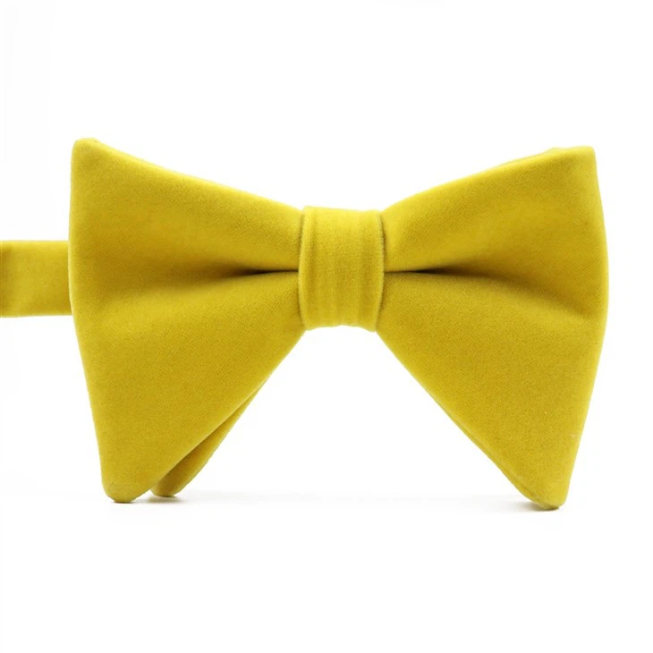 Mens Red Velvet Bow Tie